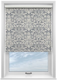 William Morris At Home Sunflower, Indigo - Twist&Fit Roller Blind